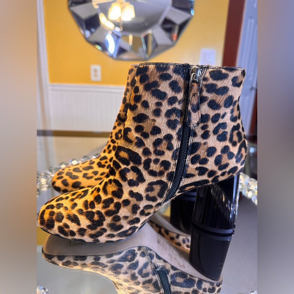 NWOTB Kate Spade Leopard Print Haircalf Rudy Boots, US 7 M - Picture 9 of 13